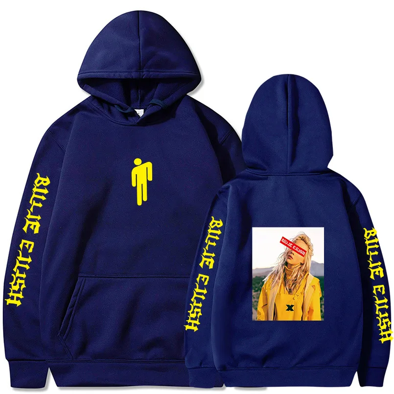 4 New arrival Billie Eilish Hoodie Print boy/girl Sweatshirt Clothes Harajuku Casual Hot Sale Hoodies Kpop Sweatshirts 3XL - Цвет: 4