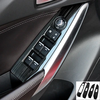 

Interior Car Window Lift Switch Control Panel Frame Cover Trim Bezel For Mazda 6 Mazda6 2019 2020 Door Armrest Panel Frame