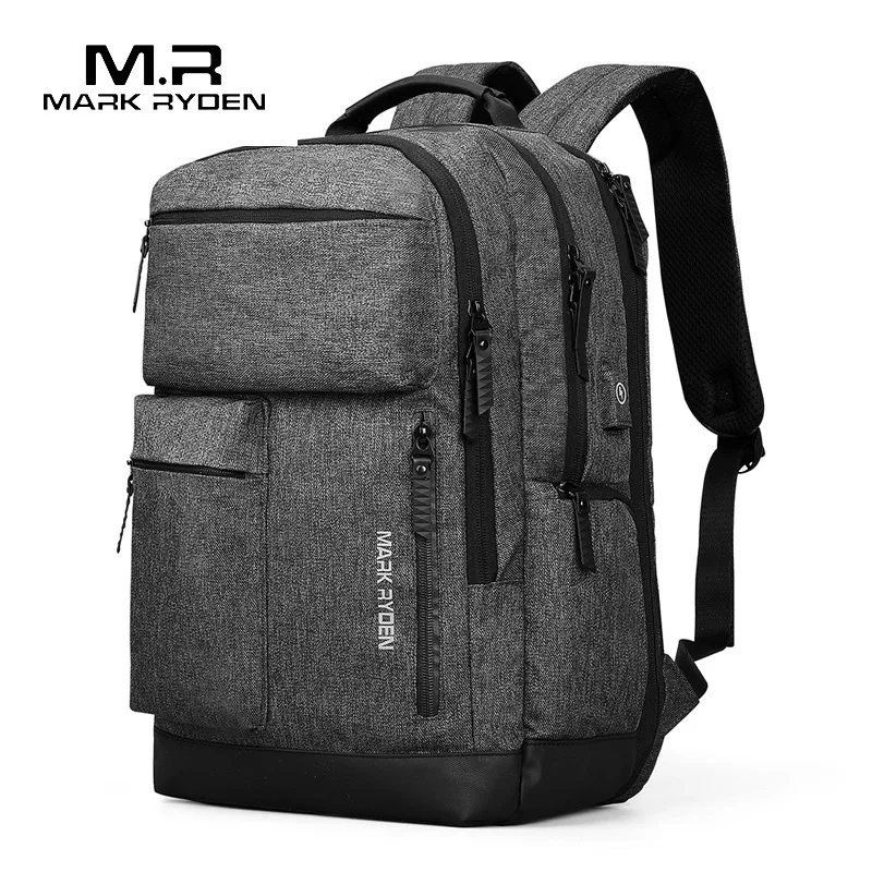 

Mark Ryden New Style Nylon Backpack Men's Business Multi-functional Three Layer Backpack Waterproof Travel Computer Bag