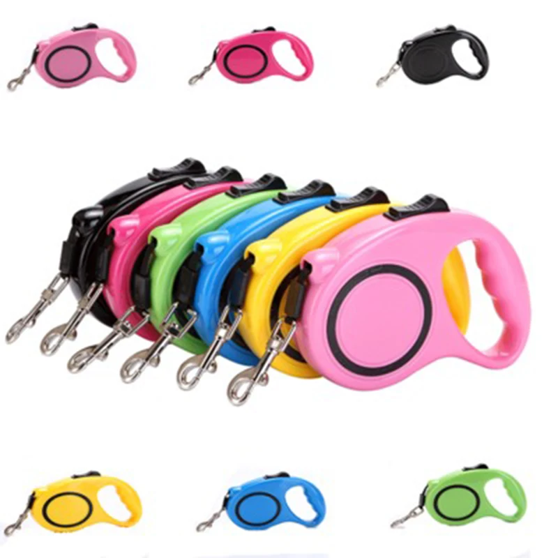 ПЭТ выдвижной поводок Автоматическая Гибкая тяговых канатов ходячих домашних