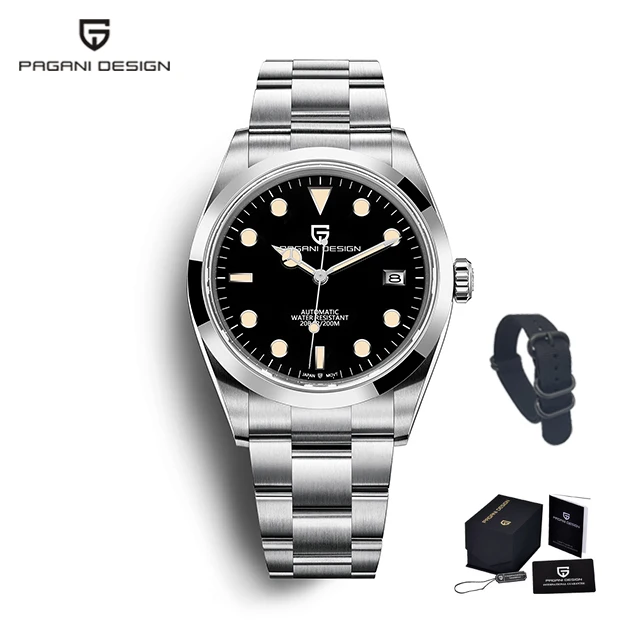 PAGANI DESIGN 2021 New Men's Automatic Mechanical Wristwatch Business Diving Men's Watch Luxury Sapphire 200M Waterproof Watches 