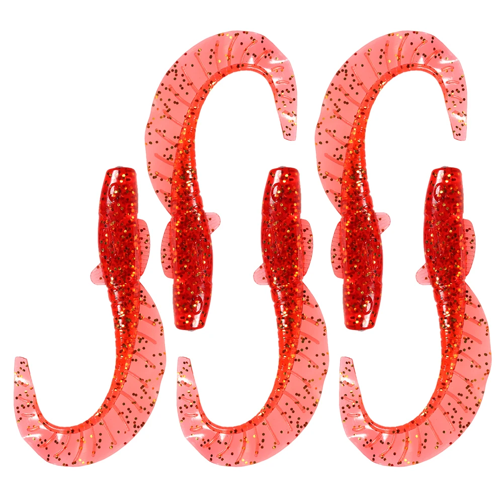 Y6622R 5PCS 11.5cm/13g Soft Bait Fish Fishing Lure Tail Soft Bait Artificial Sea Fishing Lures Life-like Fishing Tackle Pesca - Цвет: Y6622R