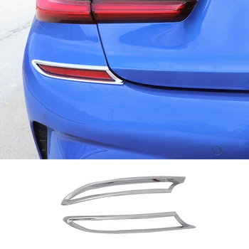 

Auto Trunk Exterior Chrome Car Rear Fog Light Lamp Decoration Frame Stickers Covers For BMW G20 G28 Car Accessories Decoration
