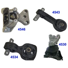 혼다 시빅 1.8l 엔진 모터 및 트랜스 마운트 자동 2006-2010 용 4 pcs 엔진 모터 트랜스미션 마운트 전면 리어 키트 세트(China)
