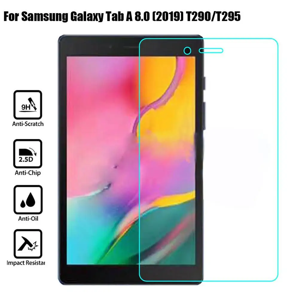 Защитный чехол из закаленного стекла 9H для Samsung Galaxy Tab A 8 0 (2019) T290/T295 планшета