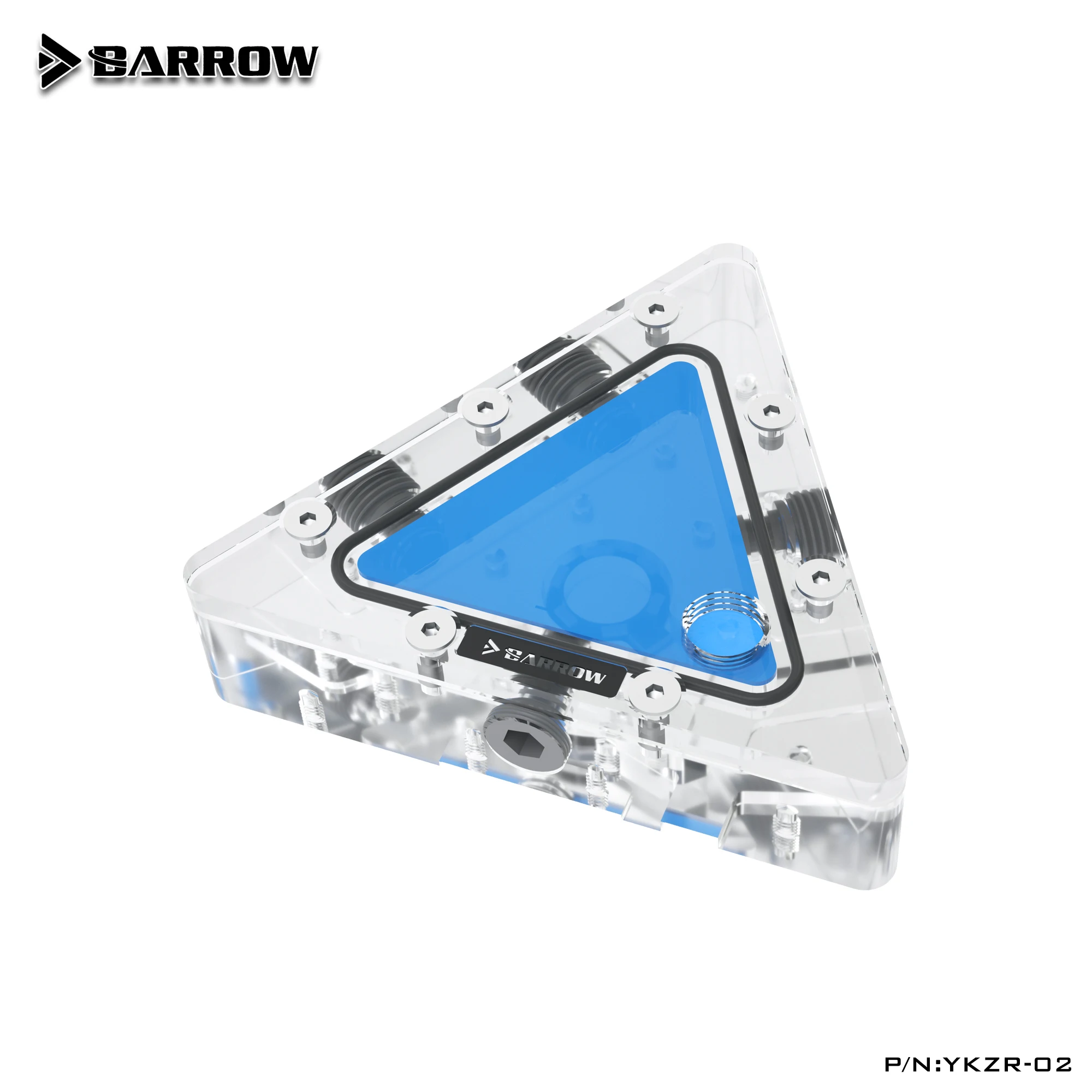 Резервуар Barrow YKZR-02 треугольный разделенный акриловый резервуар для воды G1/4