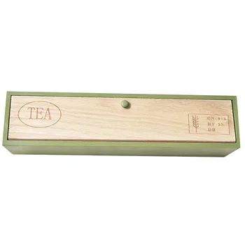 

Modern Wooden Storage Box Home Decoration Crafts Organizer Six-Grid Clamshell Wooden Box