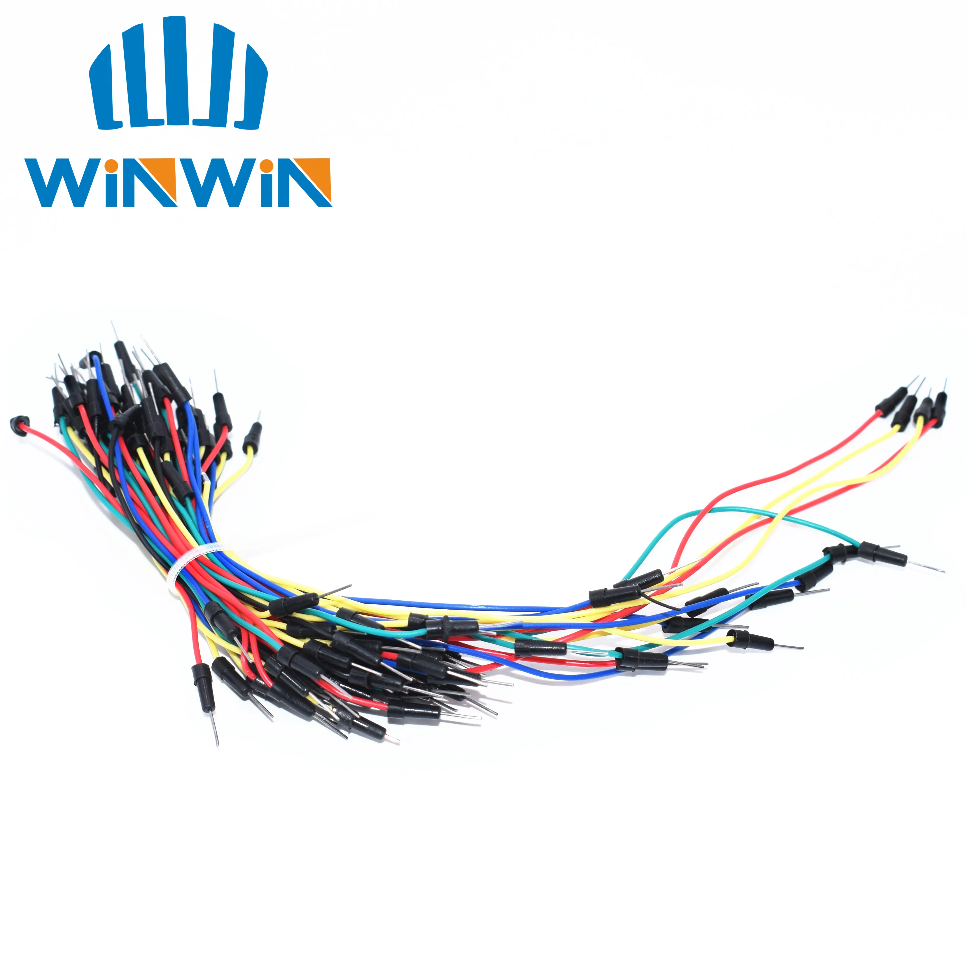

Free shipping! 650pcs=10pcs Jump Wire Cable Male to Male Jumper Wire Breadboard