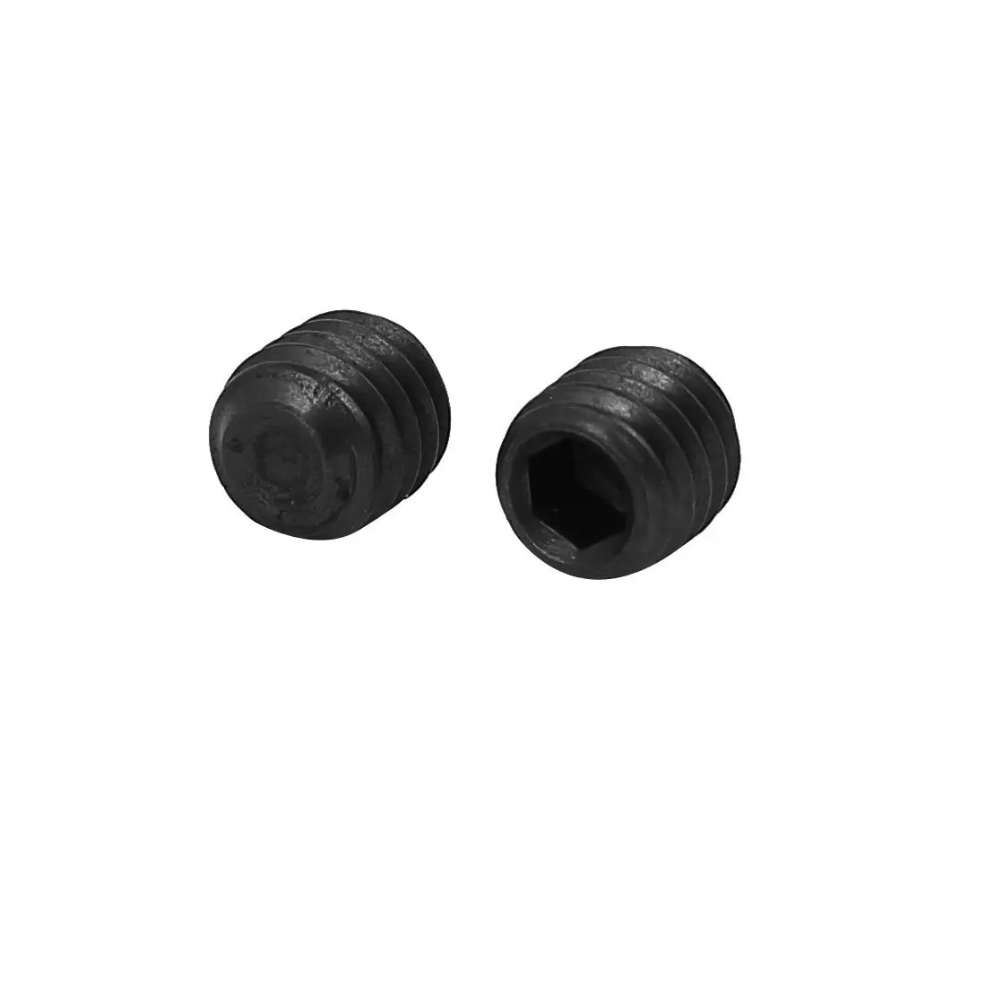 DIN916 M6x6mm металлический класс 10,9 Набор шестигранных головок Болт крепеж черный 100 шт