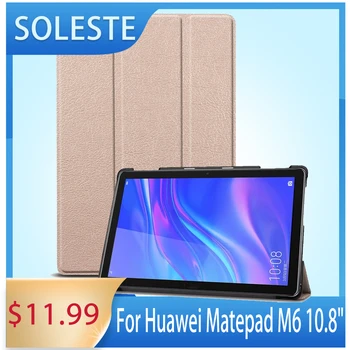 

Case For Huawei Mediapad M6 10.8 PRO SCM-AL09/W09 Folio Stand Cover For Mediapad 10.8 2019 Colorful Printed Capa Shockproof