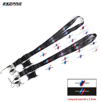 

Performance Racing Lanyard Key Ring Mobile Phone ID Card Hanging Strap Lanyards for Bmw E36 E46 X1 X3 X6 F30 Etc
