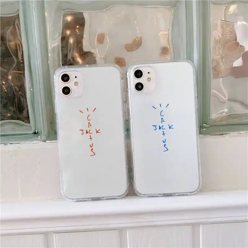 Кактус Джек телефонный кейс для Samsung Galaxy прозрачный iPhone 11 12 mini pro XS MAX 8 7 6 6S Plus X 5S SE