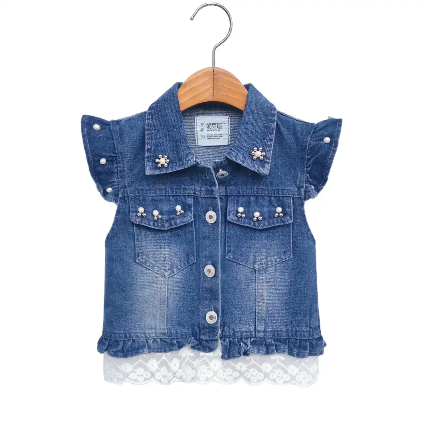infant jean vest