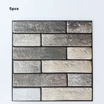 

DIY Self Adhensive 3D Brick Wall Stickers Living Room Decor Waterproof Wall Covering Wallpaper For TV Background Kids Room