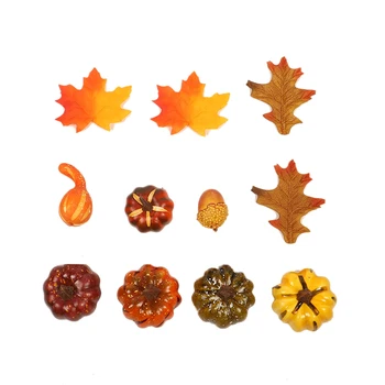 

Simulation Pumpkin Maple Leaves Halloween Home Decoration Accessories