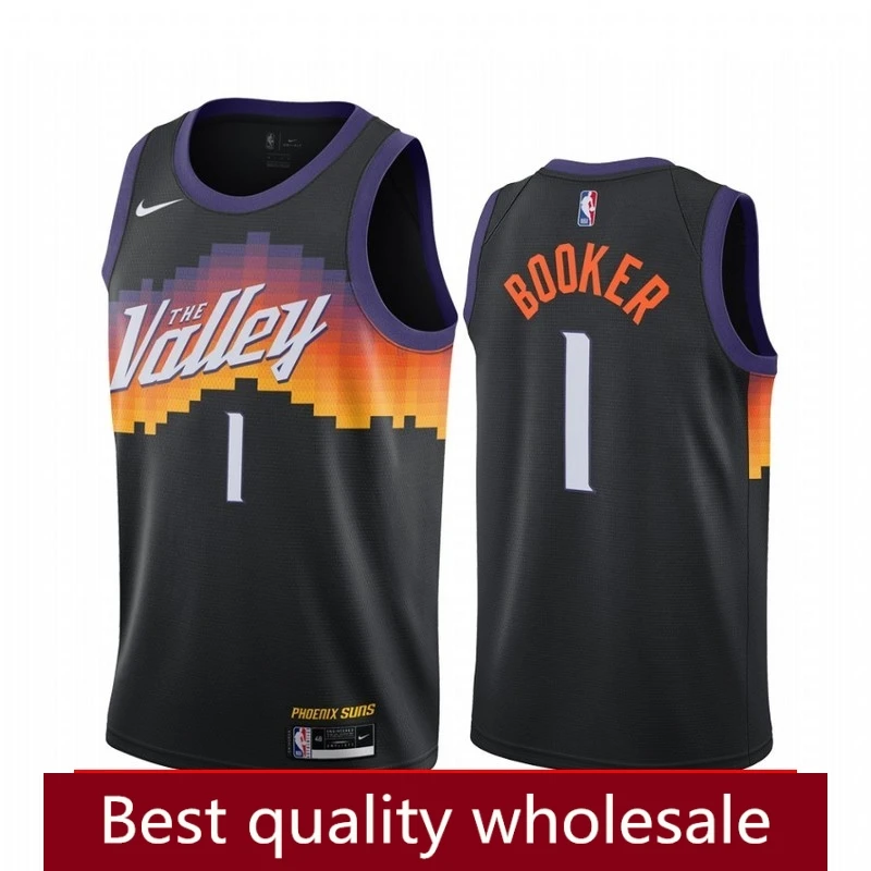 Баскетбольная майка с изображением Криса Пола сонса для мужчин 2020-21 BDevin Booker Deandre