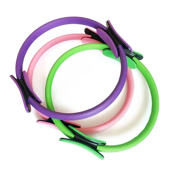 

Professional Yoga Circle Pilates Sport Magic Ring Quality Dual Grip Training Yoga hoop Women Fitness Slimming Gym Workout Tool