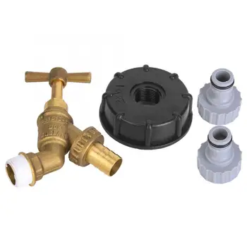 

S60X6 1/2 Inch to Brass Tap Faucet Oil Fuel Water For IBC Adapter Valve