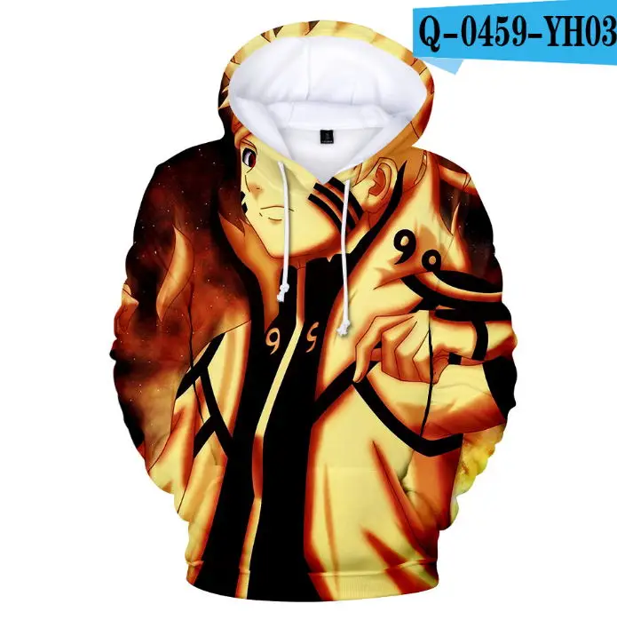 color at picture Childen NARUTO 3D Hoodies Boys/girls Hooded With Cap Sweatshirt Spring/Autumn Fashion 3D NARUTO Hoodis Tracksuits Pullover Tops - Цвет: color at picture