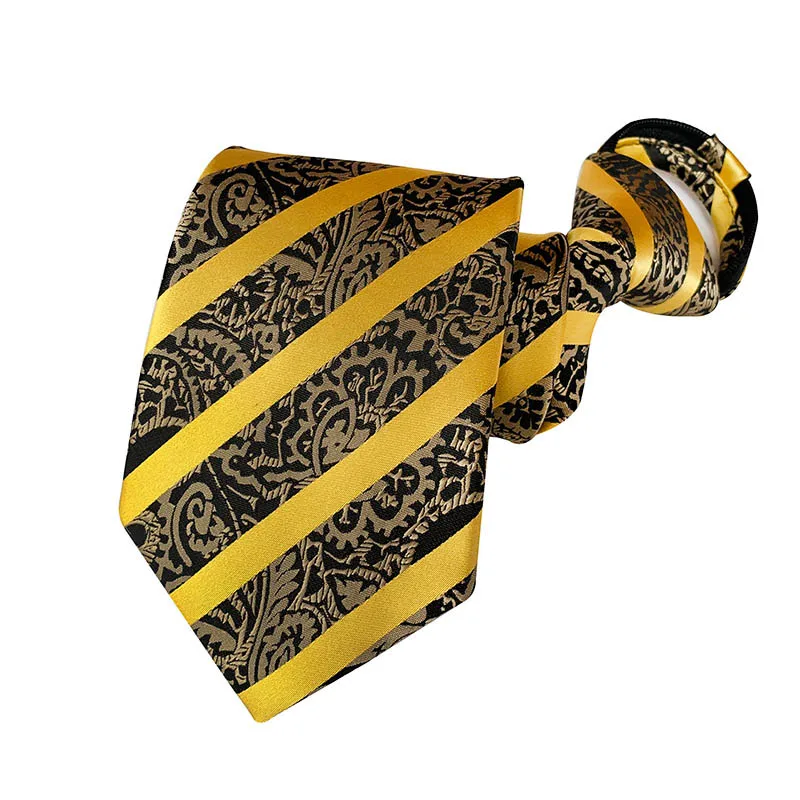 33 цвета Роскошный мужской предварительно завязанный Галстук унисекс тканые жаккардовые полосы Пейсли плед галстук с молнией вечерние платья Свадебный галстук подарок - Цвет: LD-C04