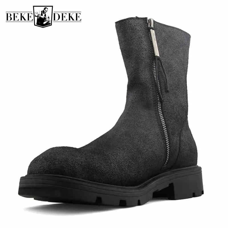 mens black motorcycle riding boots