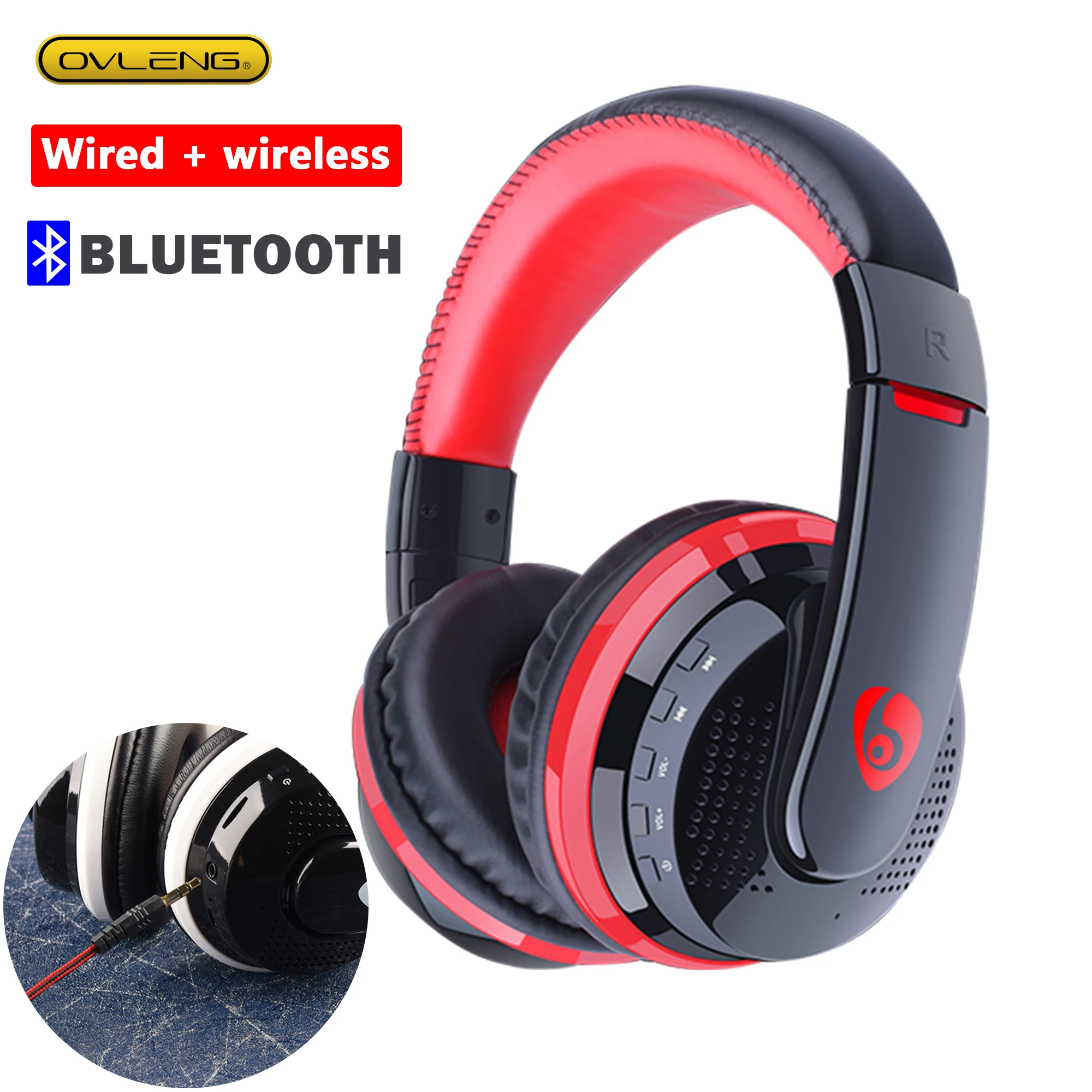 Новый MX666 Беспроводной Bluetooth Стерео Игровые наушники OVleng Встроенный микрофон