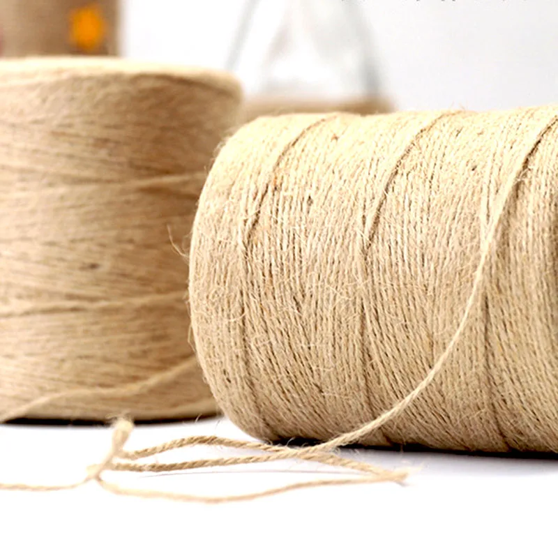 Веревка из пеньковой веревки 2 мм|Шнуры| |