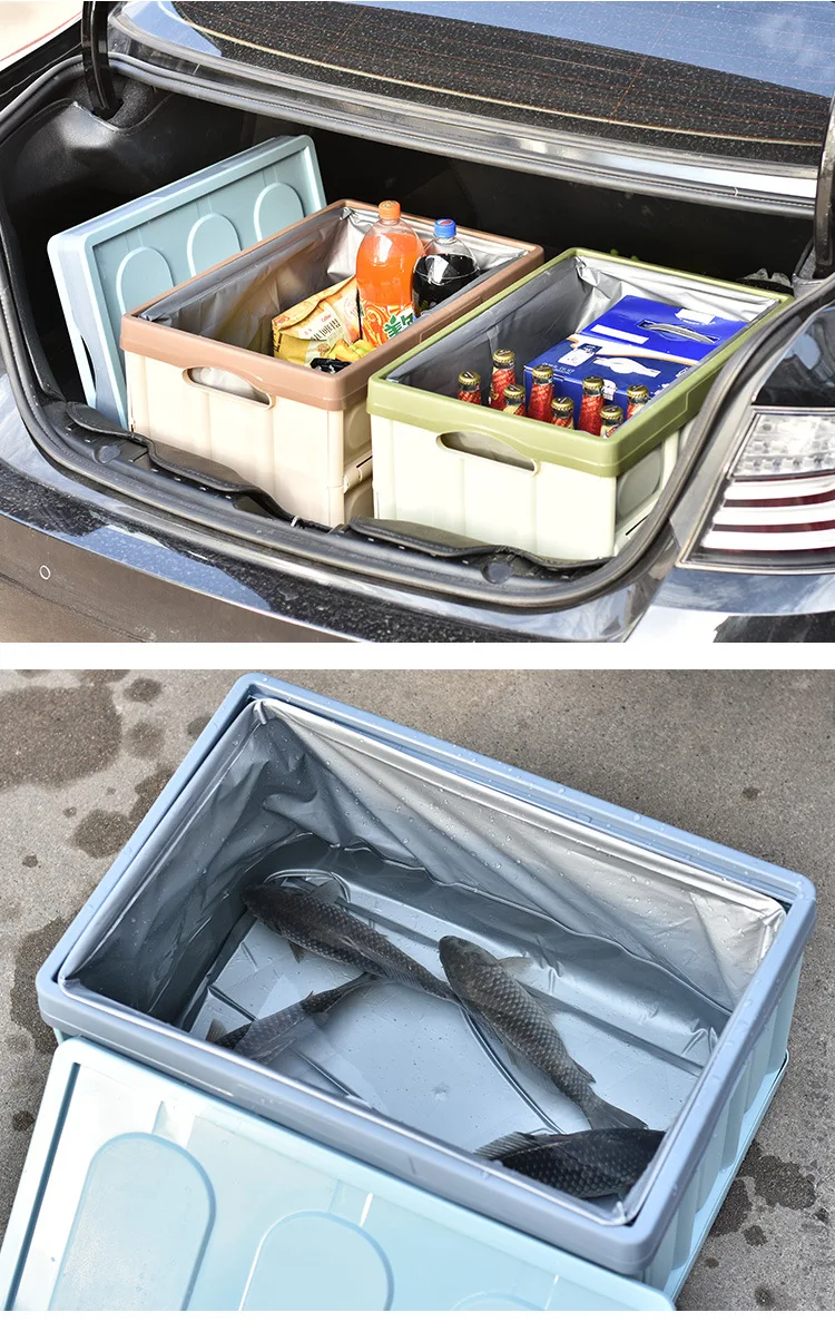 Коробки для хранения с крышками для хранения автомобильных корзин контейнеры Экономия места Организация хранения коробка Домашний Органайзер