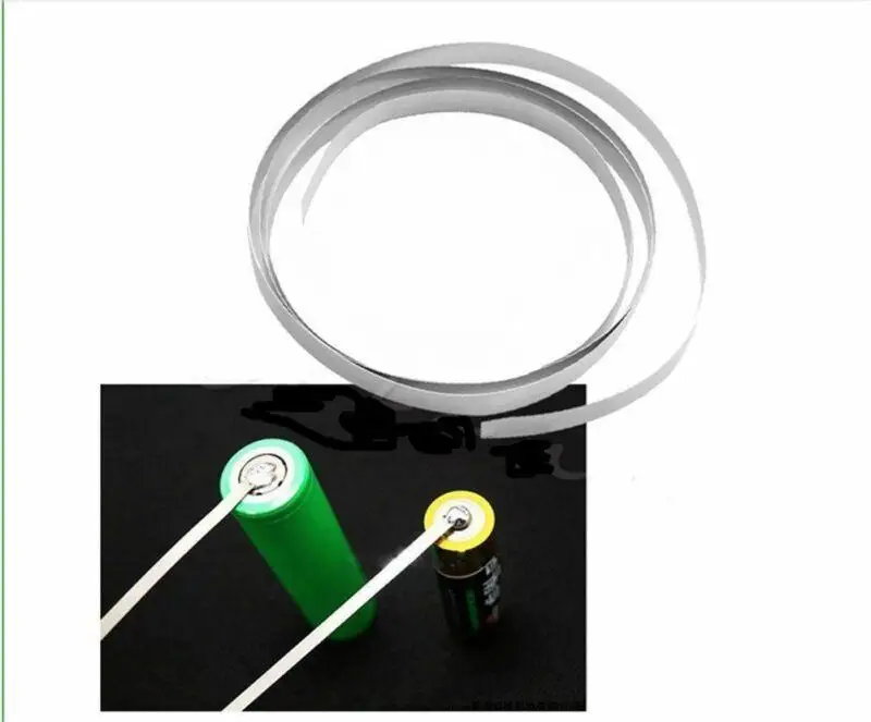 2M 0.1x5mm Nickel Plated Steel Sheet Strap Tape Strip For Battery Spot Welding Nickel Plating Steel Strip Tape