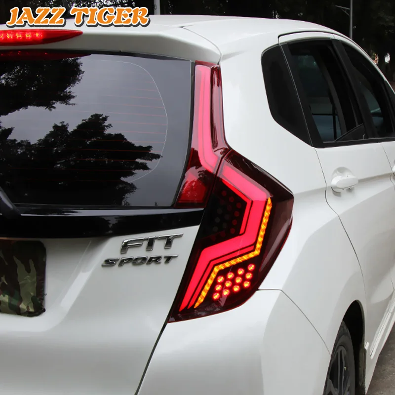 Автомобильный светодиодный фонарь светильник хвост для Honda JAZZ FIT GK5 2014 - 2018 задний