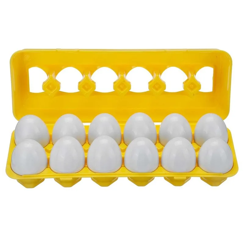 new Montessori color children preschool teach children number color shape pair egg infant learning educational toys