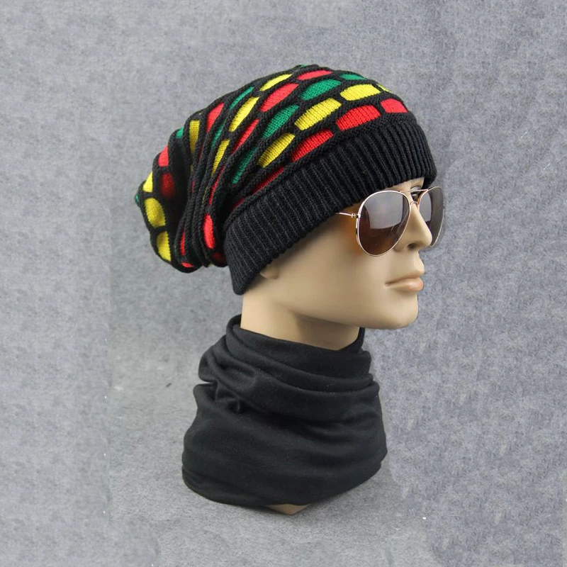 Мужская и wo Мужская зимняя вязаная шапка, утолщенная разноцветная Косынка, женские теплые шапочки-бини, шапка-хеджирование, ворс, шапка на открытом воздухе Z85