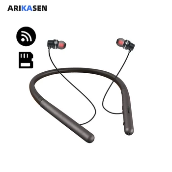 

Arikasen MP3 Player Stereo Bluetooth Headphone with TF Card slot sport wireless Earphone Headsets Wireless headphone with MIC