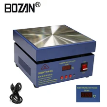 Высокая безопасность 946C цифровая нагревательная платформа Регулируемая нагревательная плита термостат лаборатория нагревательная плита станция предварительного нагрева BOZAN
