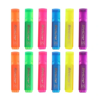 

12pcs Maker Candy Color Liquid Pens Marking Pens Painting Pens for Home Company