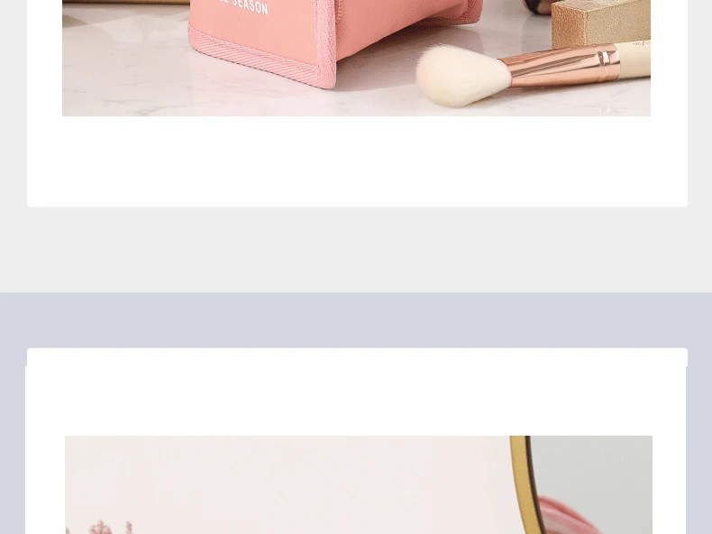 Womens Cosmetic bag organizer Brush Lipstick Eyebrow Pencil Portable Buggy and home Transparent desk Makeup for things storage