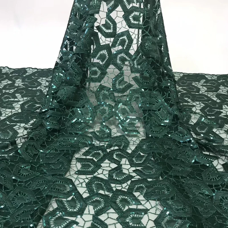 Новейшее поступление африканская кружевная ткань высокого качества швейцарская вуаль кружева с блестками вышитые ткани для вечернего платья 5 ярдов