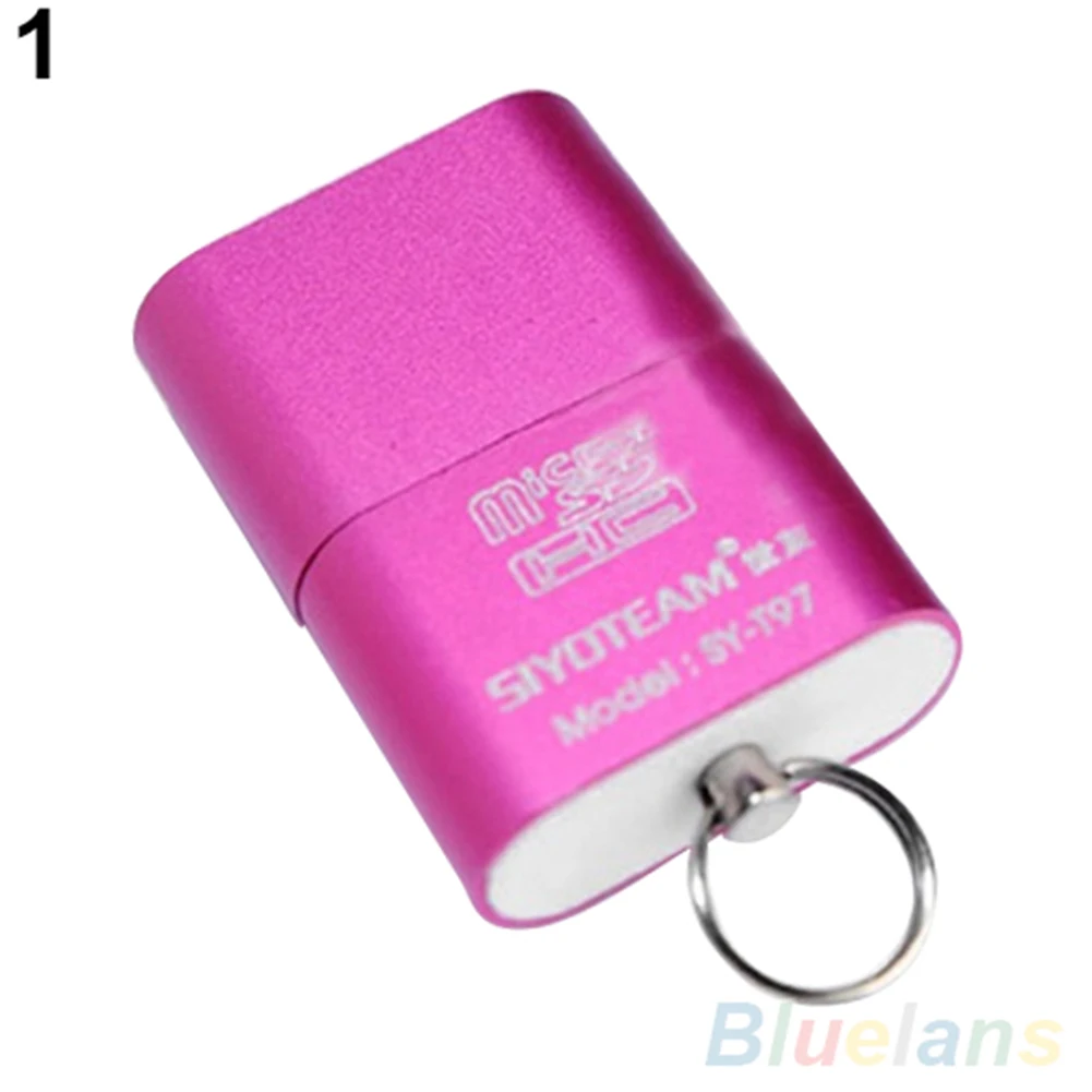 Nowy przenośny adapter do czytnika kart pamięci Flash Mini USB 2 0 TF T Flash