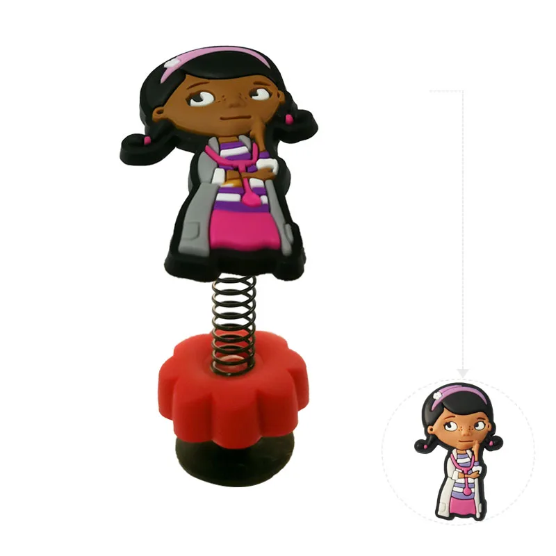 8 шт. Doc Mcstuffins, стоящая весенняя обувь, очаровательные ПВХ аксессуары для обуви обувь, украшение для Croc jibz, детский праздничный X-mas подарок