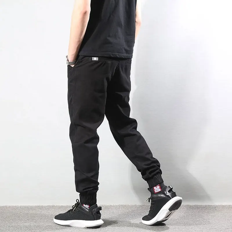 Promotion Fashion Streetwear Men Jeans Gray Blue Casual Leisure Style Cargo Pants Harem Trousers Korean Style Hip Hop Joggers Pants Men