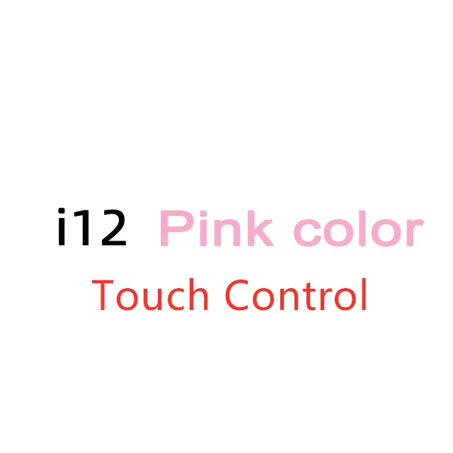 i12 Pink Прямая поставка i12 TWS Bluetooth 5,0 наушники двойные звонки стерео умные сенсорные наушники для iPhone Pk I7s i9s i11 tws наушники - Цвет: i12 Pink