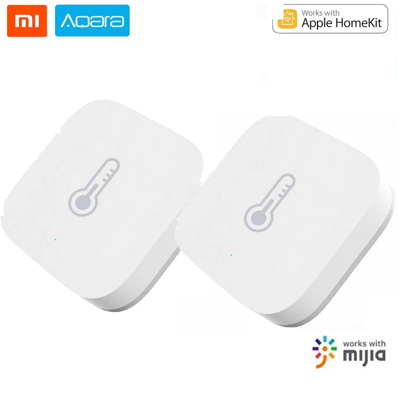 

2019 Xiaomi Aqara Temperature Humidity Sensor Home Air Pressure Environment Work With Android IOS Mijia Zigbee APP Smart Control