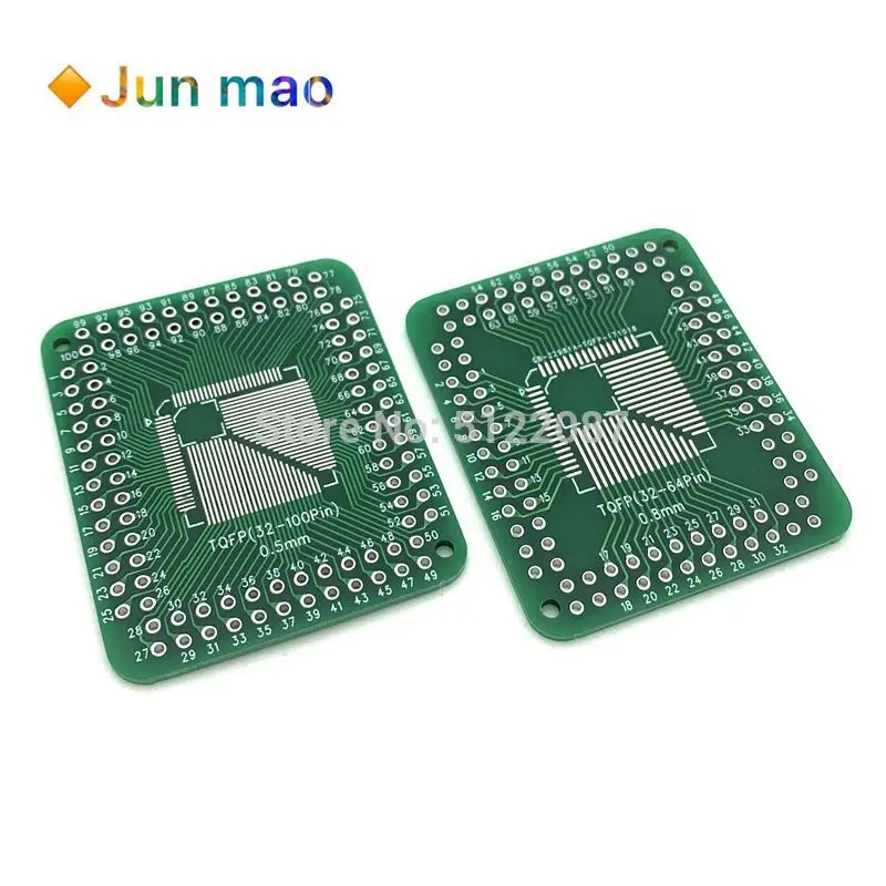 5 шт. QFP/FQFP/LQFP TQFP32/TQFP44/TQFP64/TQFP80 TQFP100 0,5 мм 0,8 мм IC адаптер гнездо/IC Разъем Адаптера платы PCB