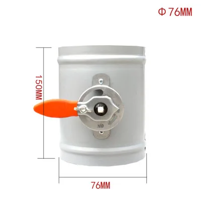 

Оцинкованный воздушный клапан, моторизованный обратный клапан для трубы 3/4/5/6/8 дюймов 80/100/125/150/200 мм