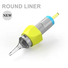 20PCS Disposable Round Liner Tattoo Cartridge Needles Sterilized Permanent Makeup for Rotary Tattoos Pen Gun Machines Supplies