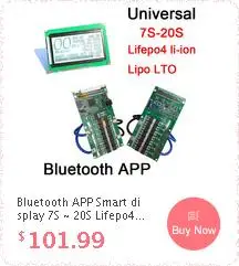 Smart BMS 12S 60A-20A Lifepo4 плата защиты литиевой батареи баланс дистанционного GPRS отключение питания Bluetooth приложение UART программное обеспечение 3,2 В
