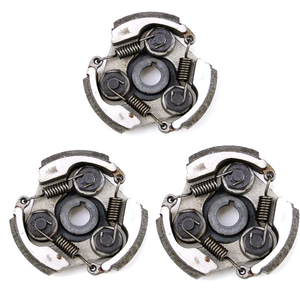 3piece Clutch Pad Assembly Pocket Bike Atv 43cc 47cc 49cc Quad Mini
