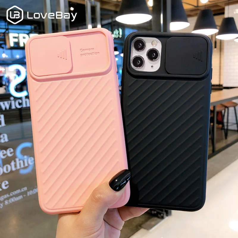 Lovebay Camera Protection Shockproof Phone Case For iPhone 11 Pro X XR XS Max 7 8 Plus Solid Color Soft TPU Silicone Back Cover Lovebay Camera Protection Shockproof Phone Case For iPhone 11 Pro X XR XS Max 7 8 Plus Solid Color Soft TPU Silicone Back Cover