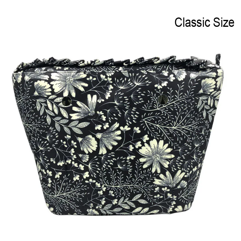 TOP Lace Classic Mini Waterproof Lining Inner Zipper Pocket insert with inner coating For Obag O bag women's bag handbag 