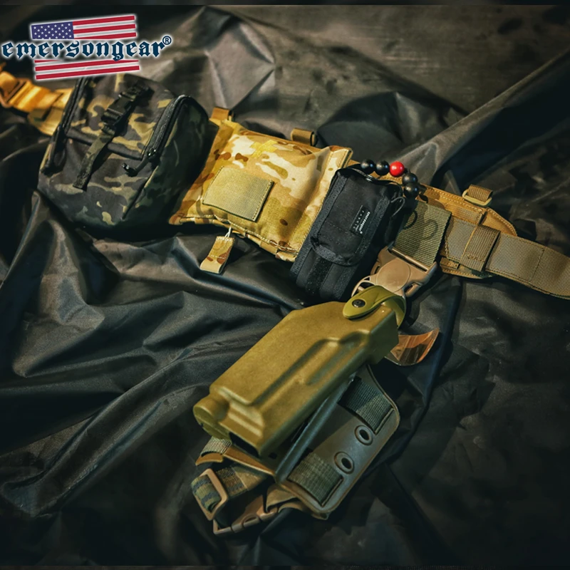 Emersongear тактический ремень Молл Боевой пояс с подкладкой Кобра пряжки 500D из